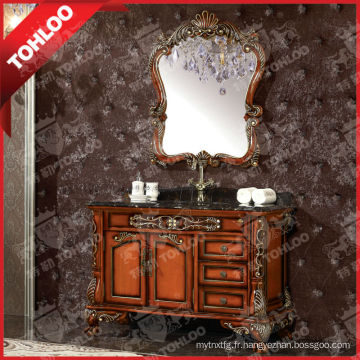 Cabinet antique et classique de miroir de salle de bains (miroir de ruban de 5mm)